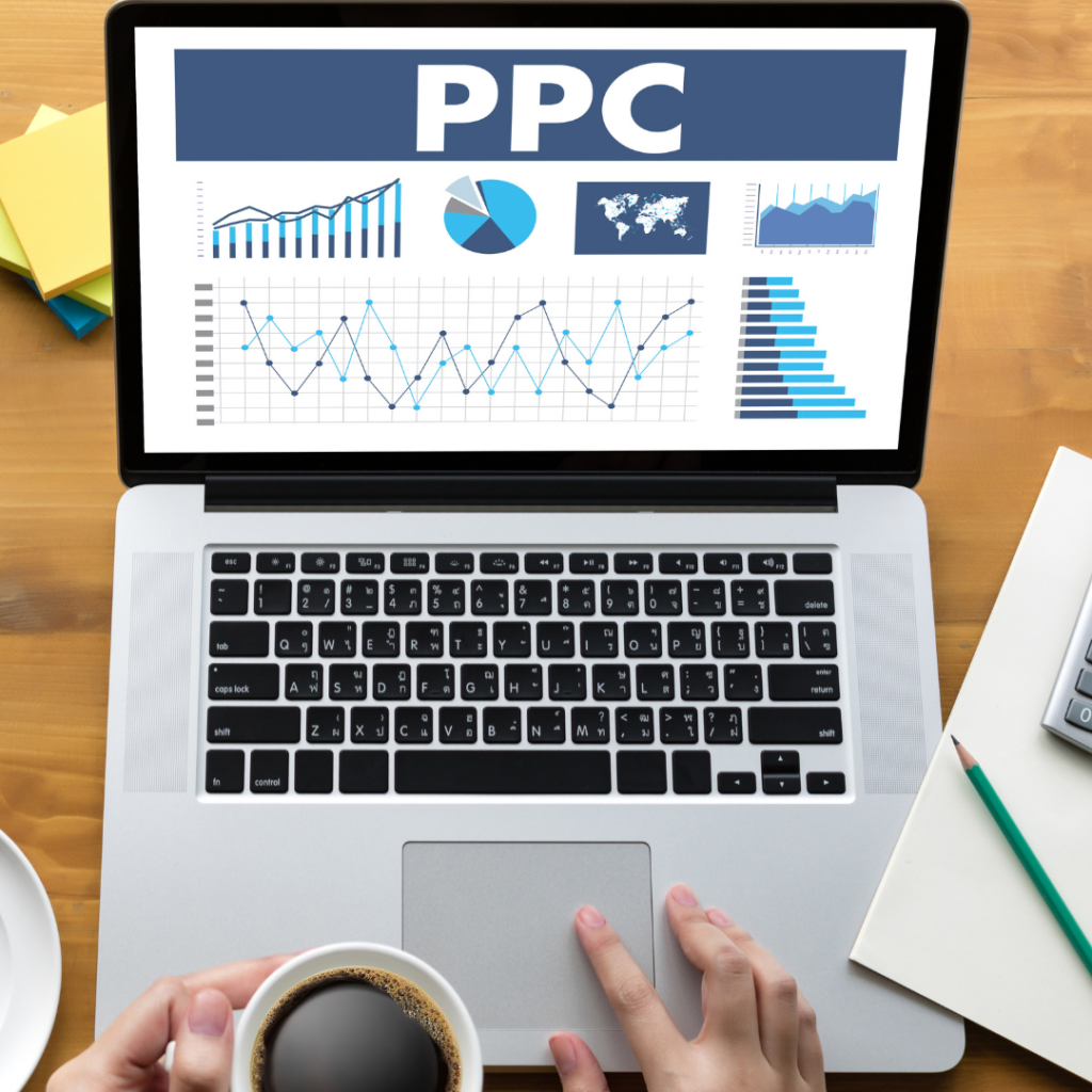 computer open to PPC Campaign metrics to calculate Return On Ad Spend