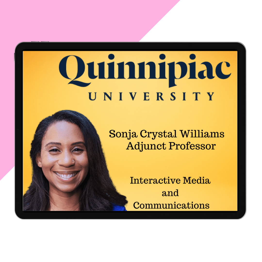 title card for Our Co-Founder Joins The Faculty Of Quinnipiac University’s School Of Communications